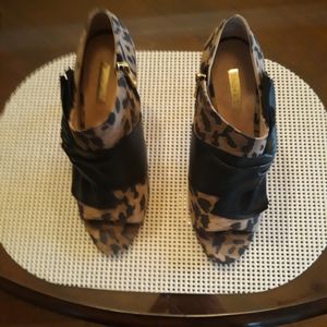 Leopard Print with black bow tie   Louise de Cie shoe